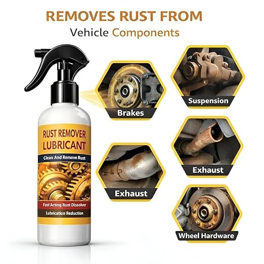 Rust Remover Spray 200ml for Iron, Steel & Metal - Pack of 2
